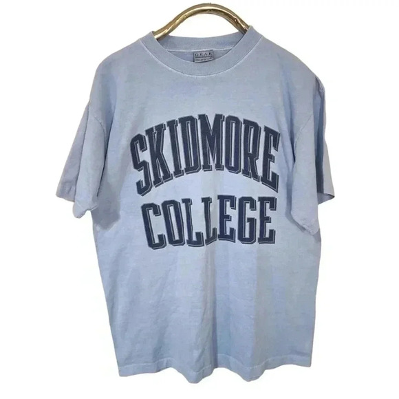 "Classic Cool: Vintage Skimore College Tee - Size Large" - Picture 2 of 4